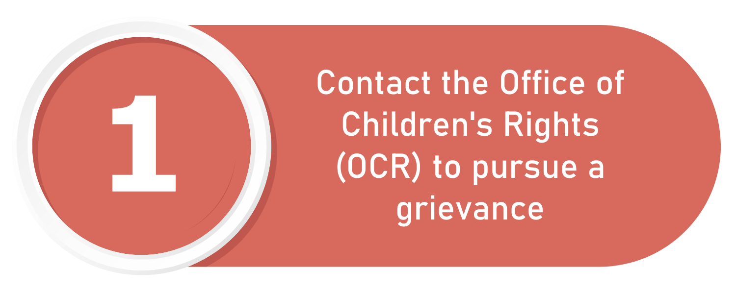 Office of Children's Rights File a Complaint - Step 1