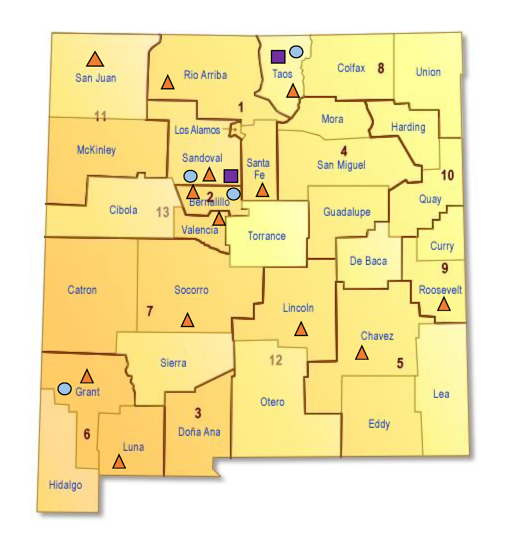 Infant Mental Health map